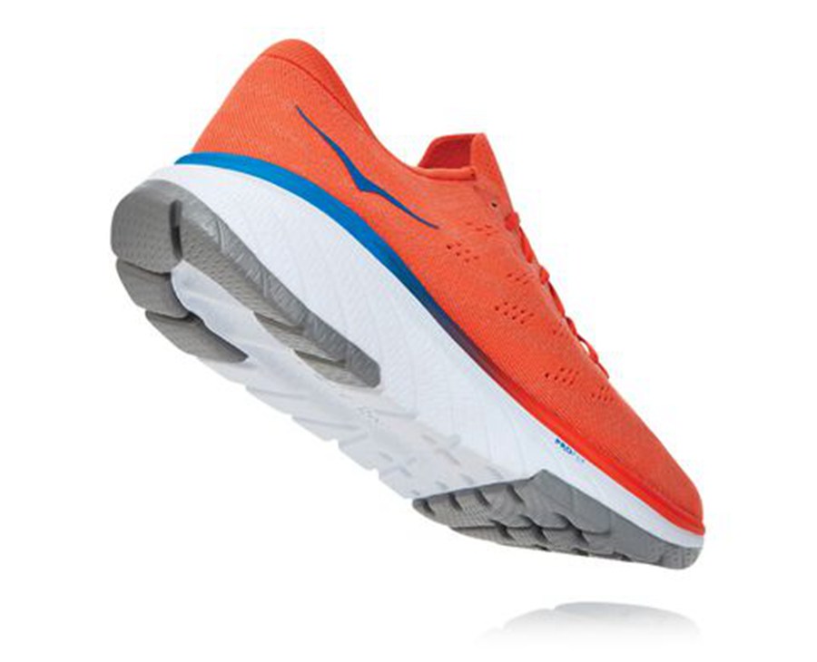Hoka One One Mens Running Shoes - Cavu 3 - Red - XYKC70698